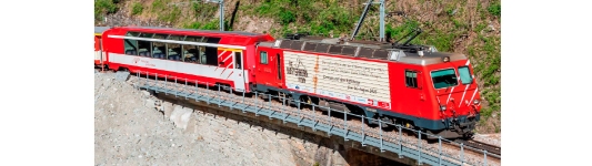 BEMO 1662565 - H0 - Zahnradlok HGe 4/4 Matterhorn Story, MGB, Ep. VI